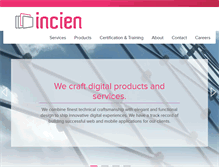 Tablet Screenshot of incien.com